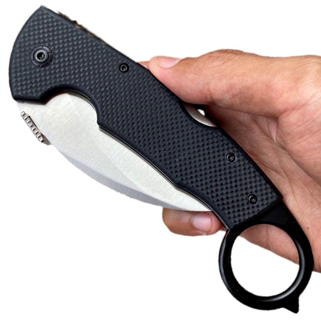 มีดพับ มีดคารัมบิต Tiger Claw Karambit Knives ขนาด 9.1 นิ้ว (23.2 ซม.)