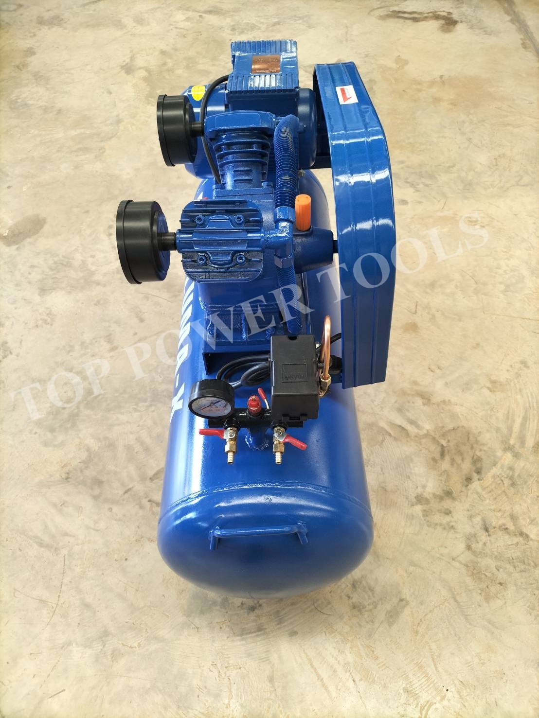 ปั๊มลมลูกสูบ 2สูบ BM-X-100 100L BLUMA+มอเตอร์ 2HP