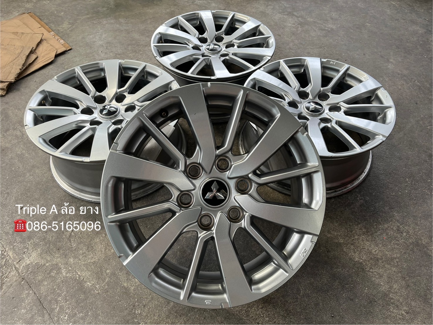 ✨ล้อแม็ก 6รู139✨Mitsu Pajero ขอบ 18💖สภาพดี💖