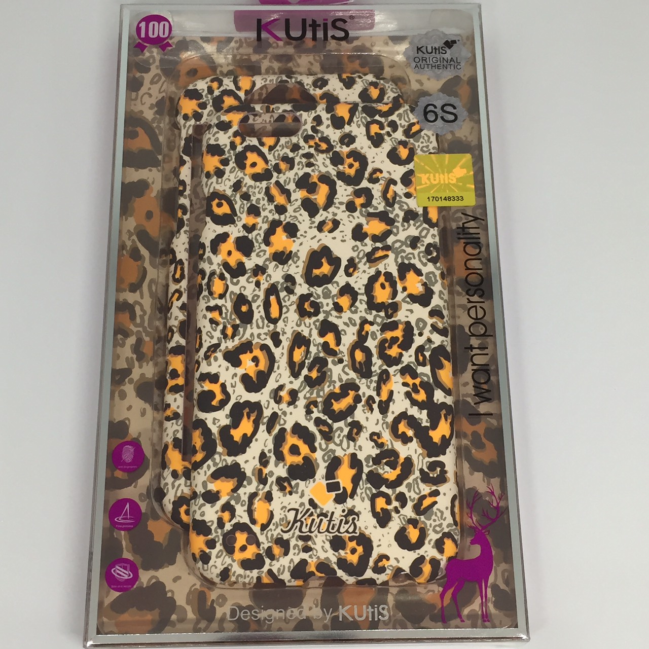 เคสคูทิส (Kutis) ไอโฟน6,6S(ลายหนังเสือดาว)