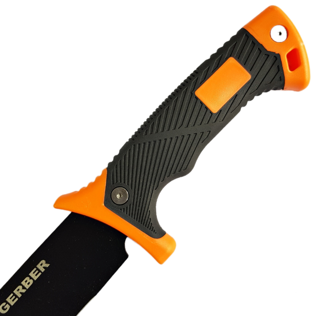 มีดเดินป่า มีดใบตาย GERBER Machete ขนาดยาว 21.3 นิ้ว (54 ซม.) พร้อมซองผ้าไนล่อนร้อยเข็มขัดสำหรับเก็บมีด