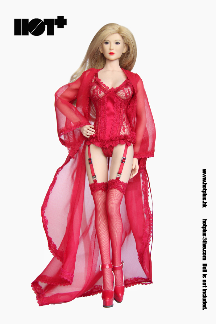Hotplus HP044 Lace Lingerie Set (Red)