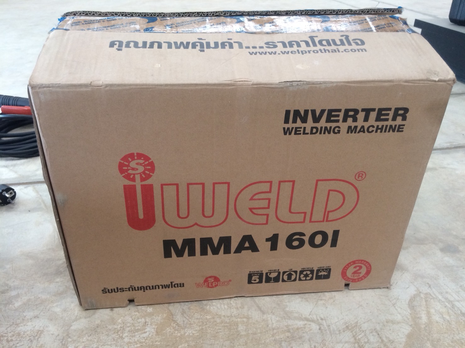 ตู้เชื่อมอินเวอร์เตอร์ MMA160I I-WELD (ฟรีค่าจัดส่ง)