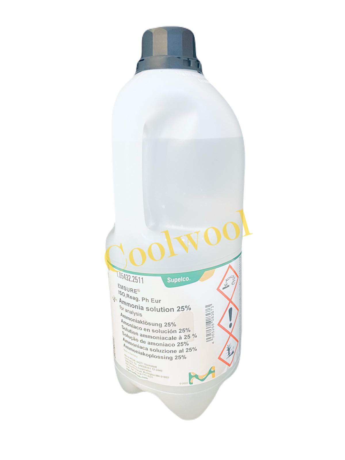 Merck-Ammonia solution 25% for analysis EMSURE® ISO,Reag. Ph Eur (2.5L/Bot)
