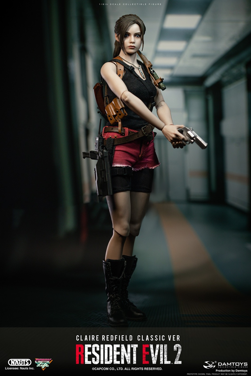 DAMTOYS DMS038 1/6 RESIDENT EVIL 2 - CLAIRE REDFIELD (CLASSIC VER)