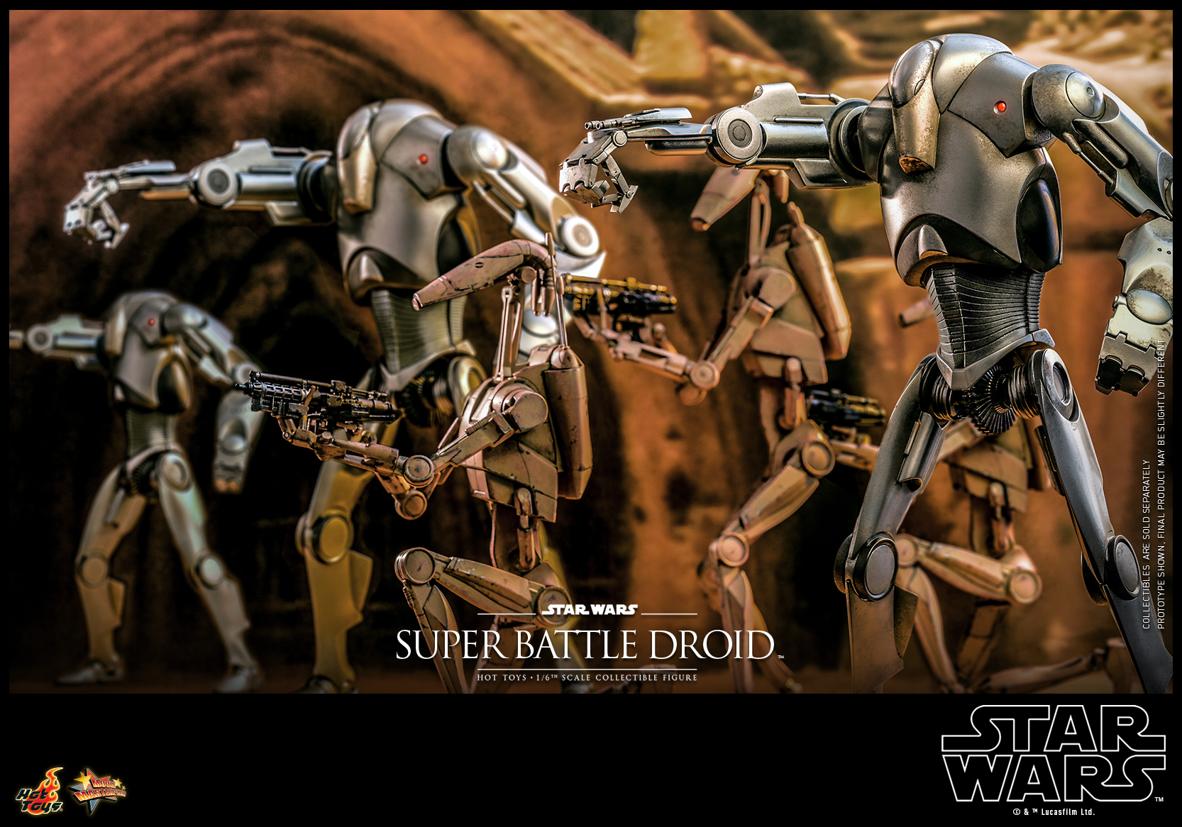 Hot Toys MMS682 1/6 Star Wars: Attack of the Clones™ - Super Battle Droid™