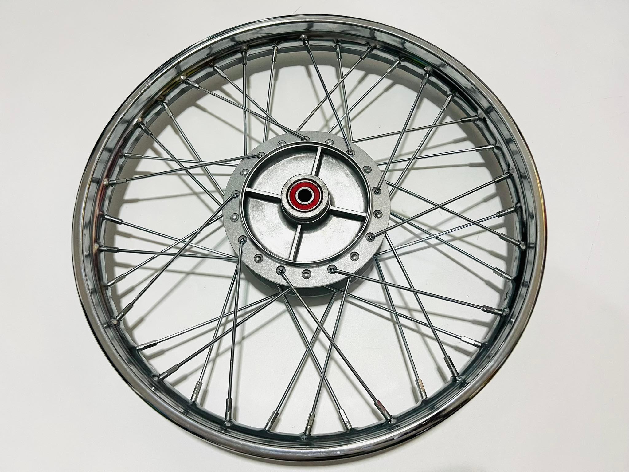 วงล้อ+ขึ้นซี่เวฟ125 รุ่นดั้มเบรค ล้อหน้า120ขอบ17