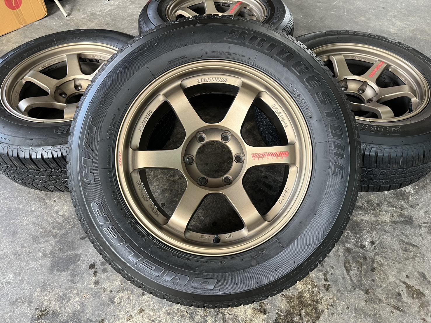 ✨ล้อแม็กพร้อมยาง 6รู139✨TE37 SUV (งาน Promax) ขอบ 18💖สวยกริ๊บ💖