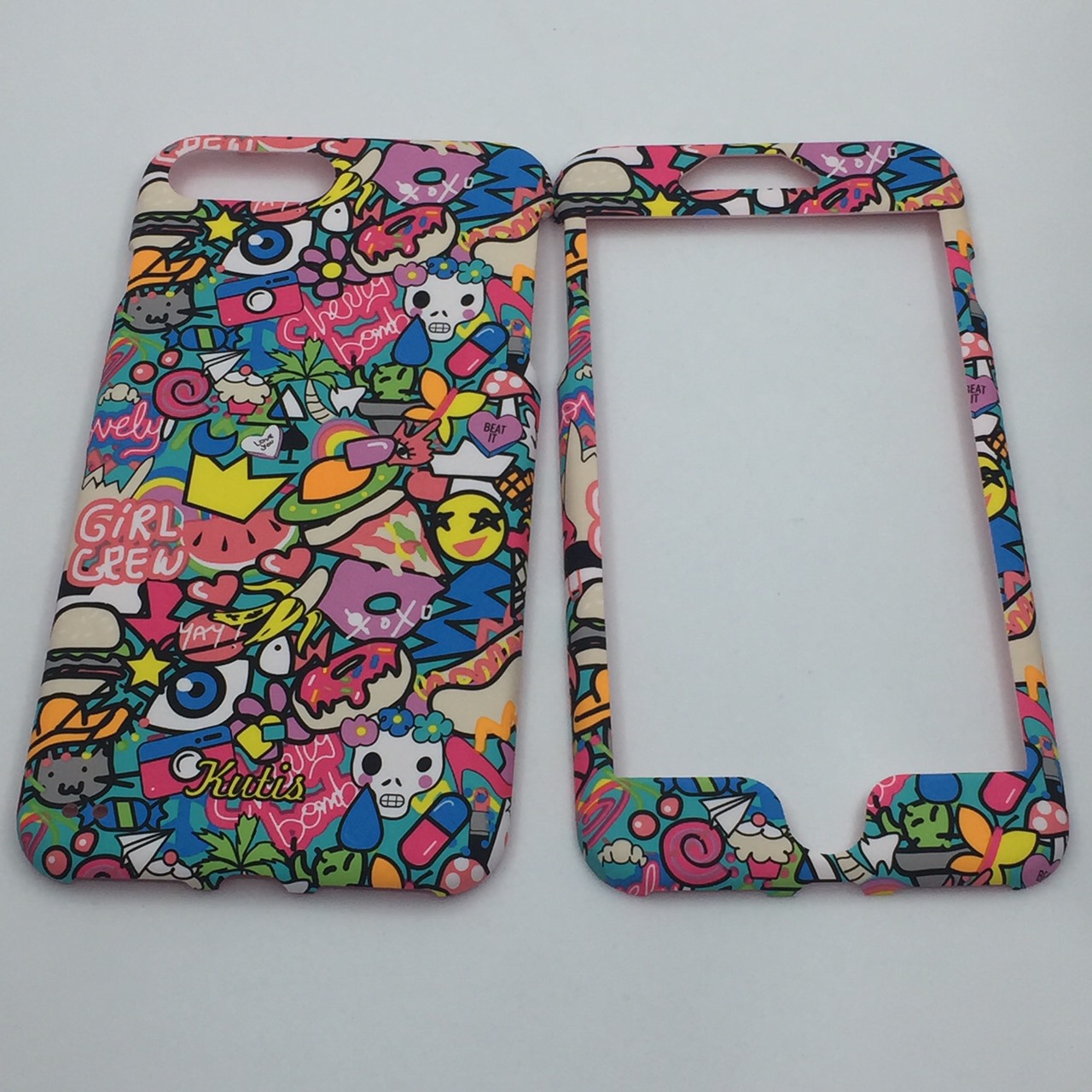 เคสคูทิส(Kutis)เคสไอโฟน7พลัส,8พลัส(ลายสตรีทStreet)มาใหม่ เคสประกบหน้า-หลัง เคสเรืองแสง เคสลายวินเทจ ร้านSuperhero Klongthom