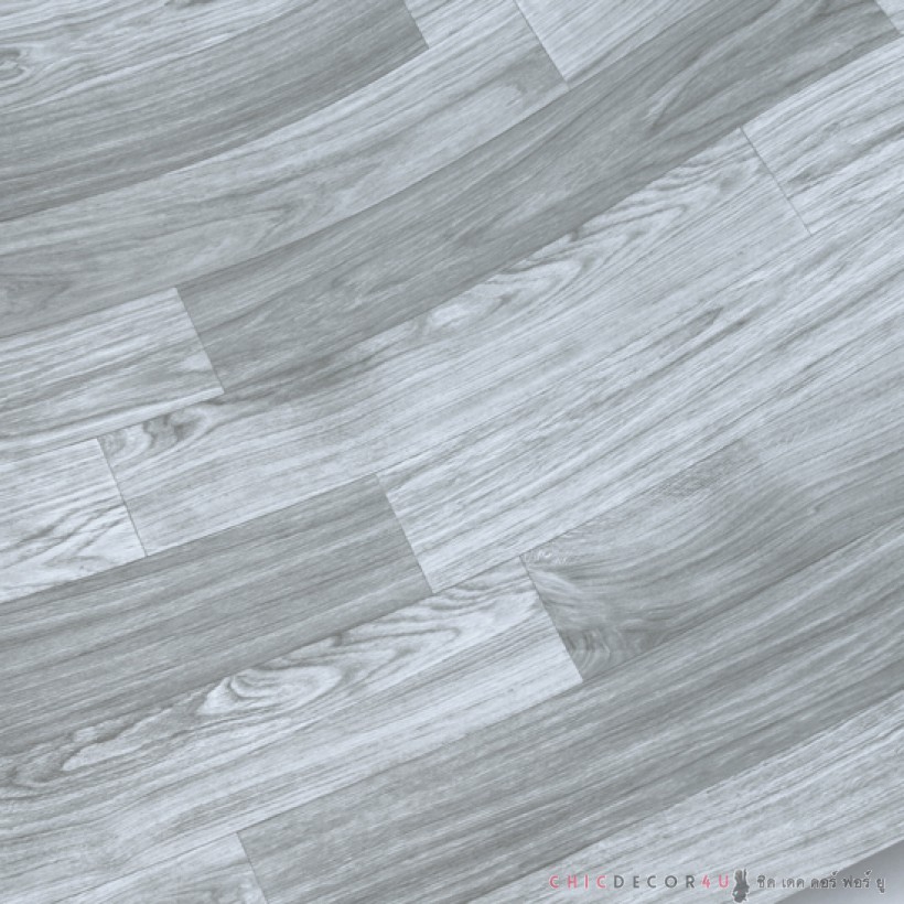 พีวีซีปูพื้น ลายไม้โมเดรินสีเทา Ash Gray-wood panel JP-014 หน้ากว้าง 100 ซม หนา 0.6 มม