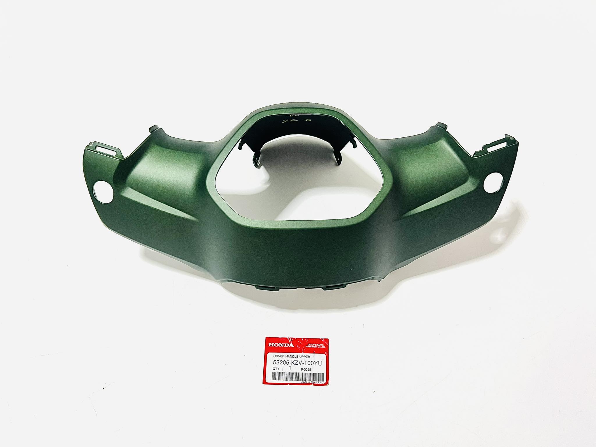 หน้ากากบนดรีมซูปเปอร์คลับ super cub รุ่นไฟเหลี่ยม สีเขียวขาว แท้ รอ