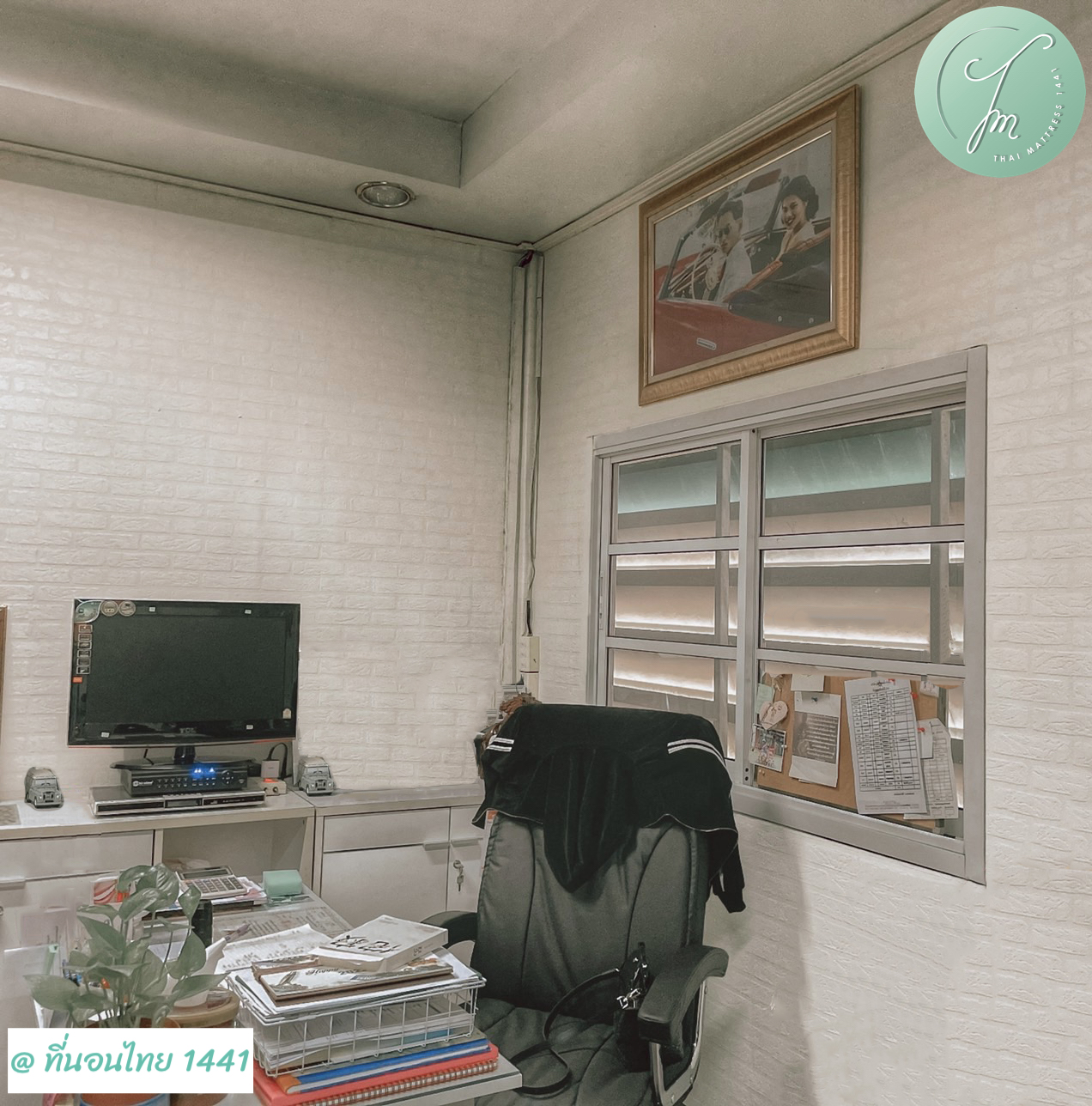 วอลเปเปอร์โฟม "ชนิดม้วน" ลายอิฐ แบบหนา ม้วนละ 5 ตรม.