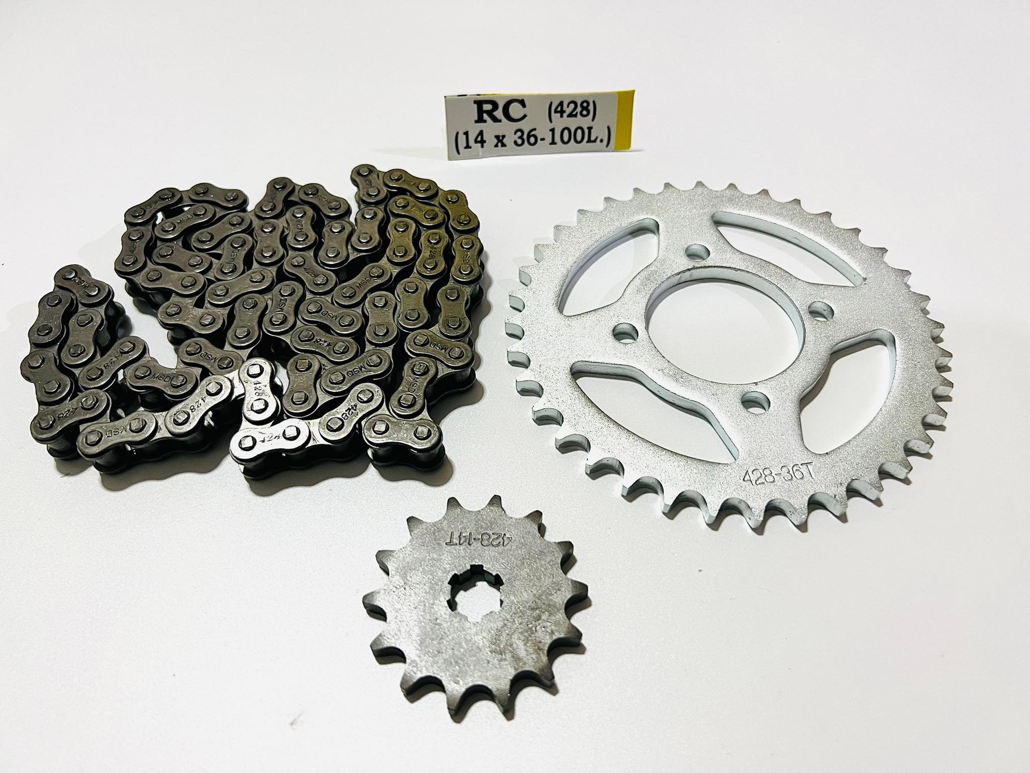 ชุดโซ่สเตอร์rc100 ครบชุด คุณภาพดี