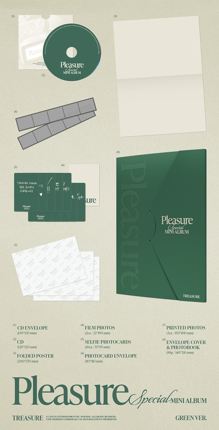 [PRE] TREASURE SPECIAL MINI ALBUM [PLEASURE]