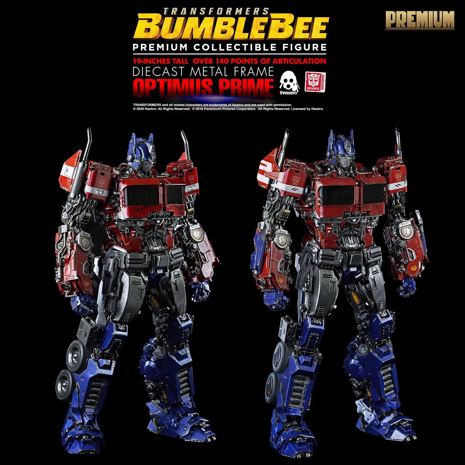 threezero 3Z0162 Transformers: BumbleBee - PREMIUM Optimus Prime