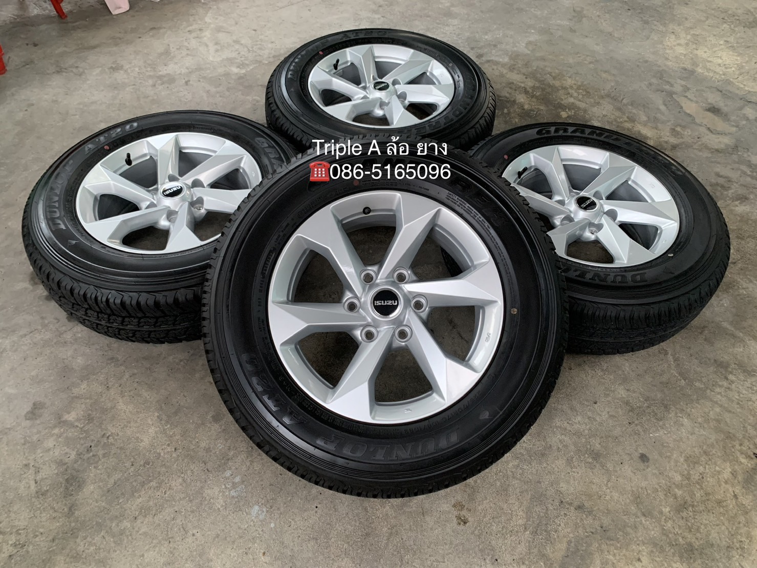 🌟ปี 23🌟✨ล้อแม็กป้ายแดง✨ISUZU 2023 รุ่นใหม่ล่าสุด ขอบ 17 พร้อมยางใหม่ป้ายแดง 225-70-17 Dunlop💖สวยกริ๊บ💖