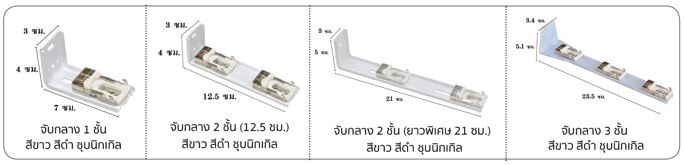 รางม่านลอน Snake shape รางสีขาว รุ่นเทปผ้า 14.5 ซม. รางผ้าม่าน