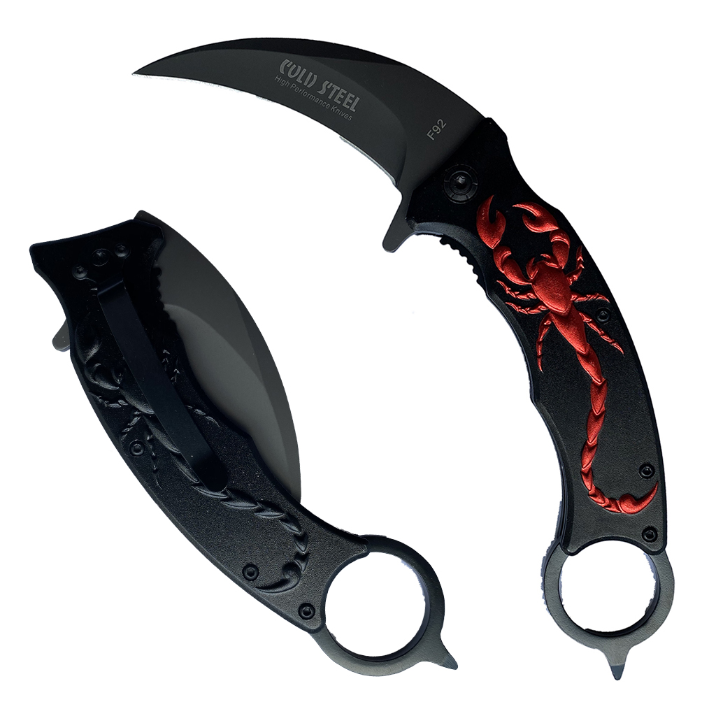 มีดพับ มีดคารัมบิต Cold Steel F92 ขนาด 8.3 นิ้ว (21 ซม.)