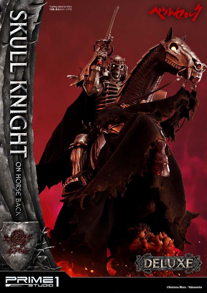 Prime 1 Studio UPMBR-14DX Berserk 1/4 Skull Knight on Horse Back (Deluxe)