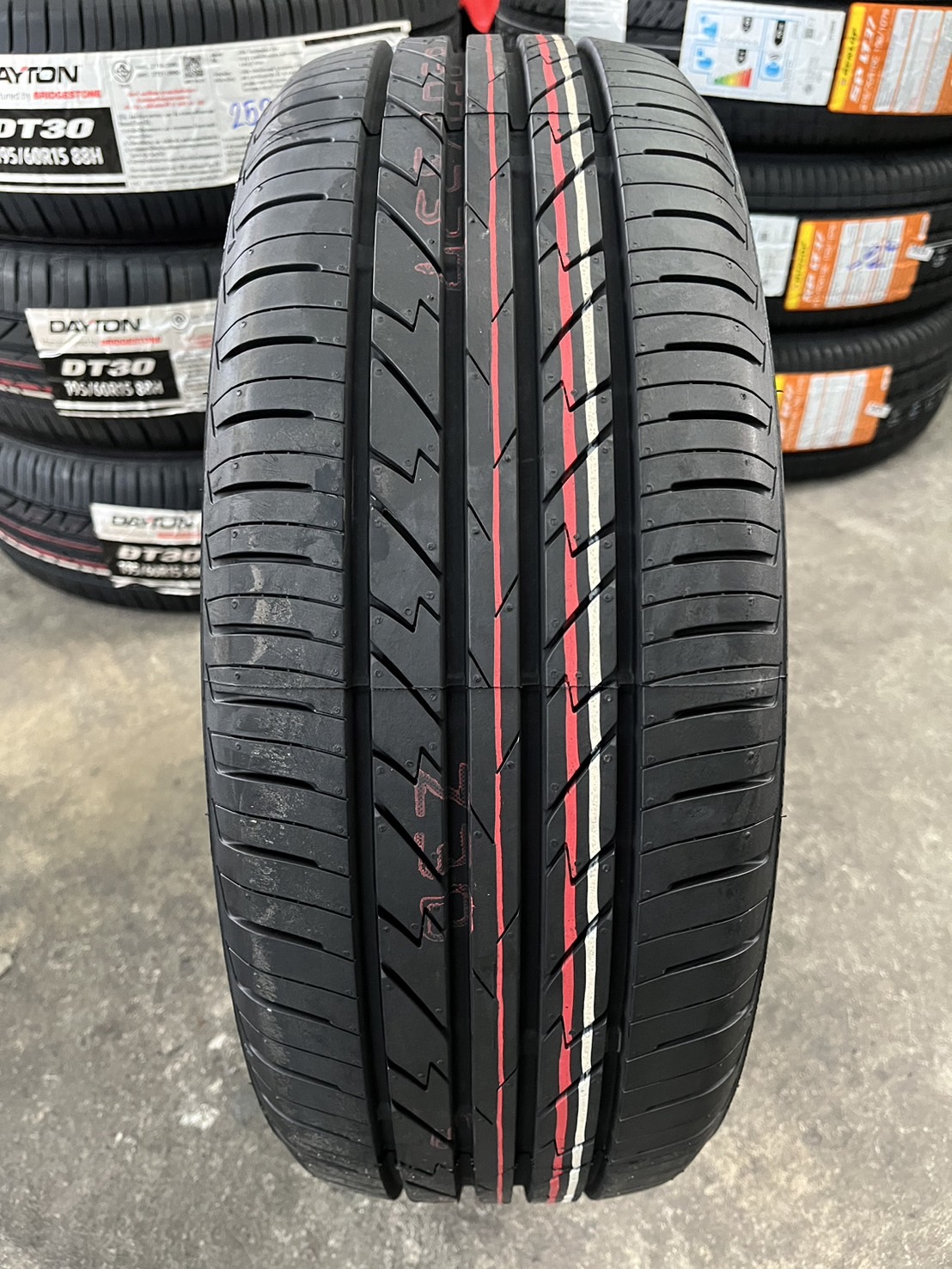 ♨️ปี 24♨️✨ยางใหม่💯✨195-60-15 DAYTON BY Bridgestone💖ใหม่กริ๊บ💖