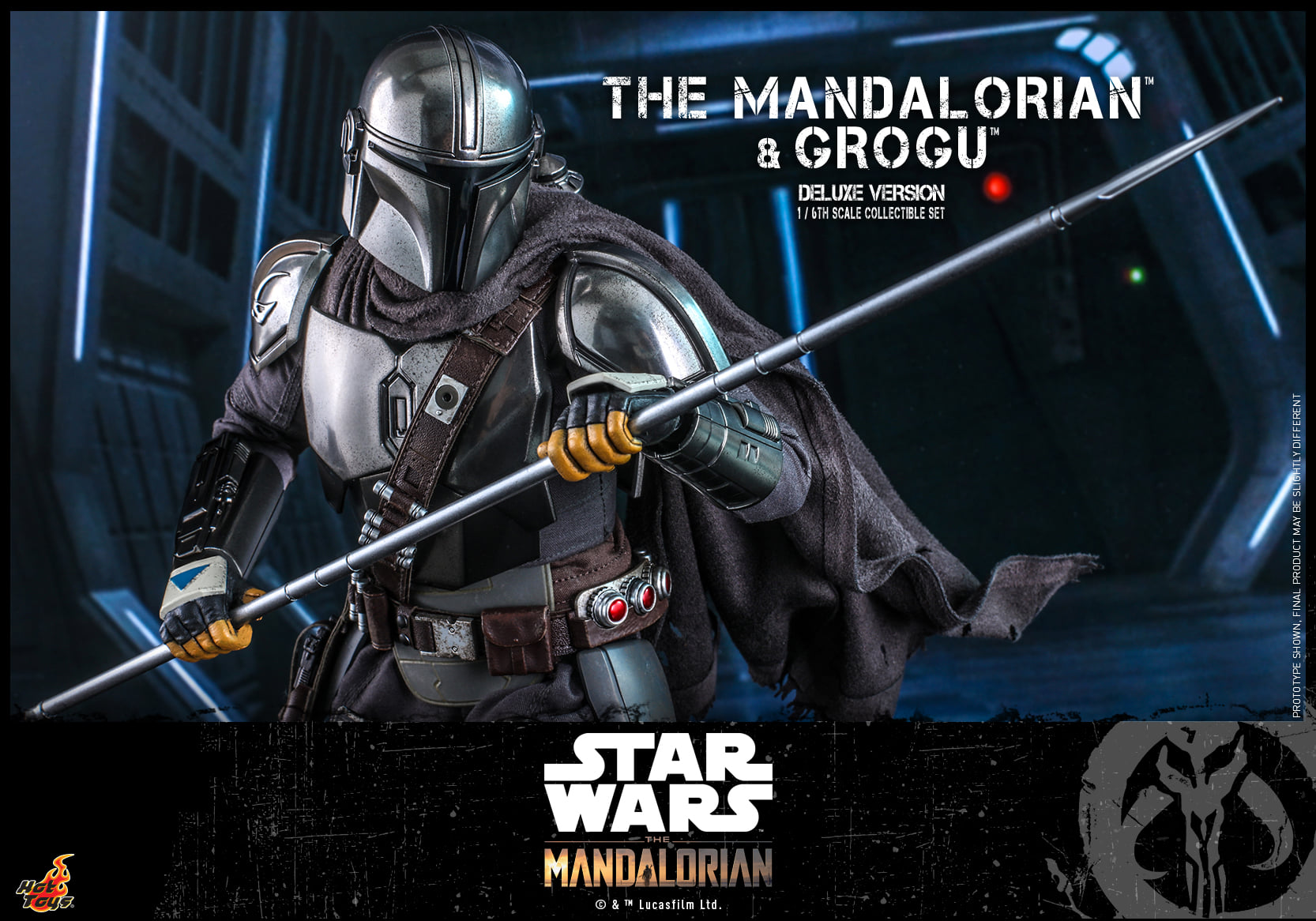 Hot Toys TMS052 1/6 Star Wars: The Mandalorian™ - The Mandalorian™ and Grogu™ (Deluxe Version)