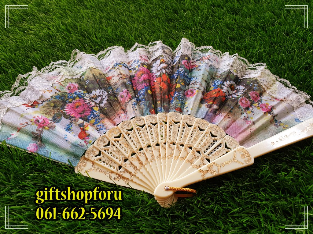 ของชำร่วยงานศพ พัดลูกไม้