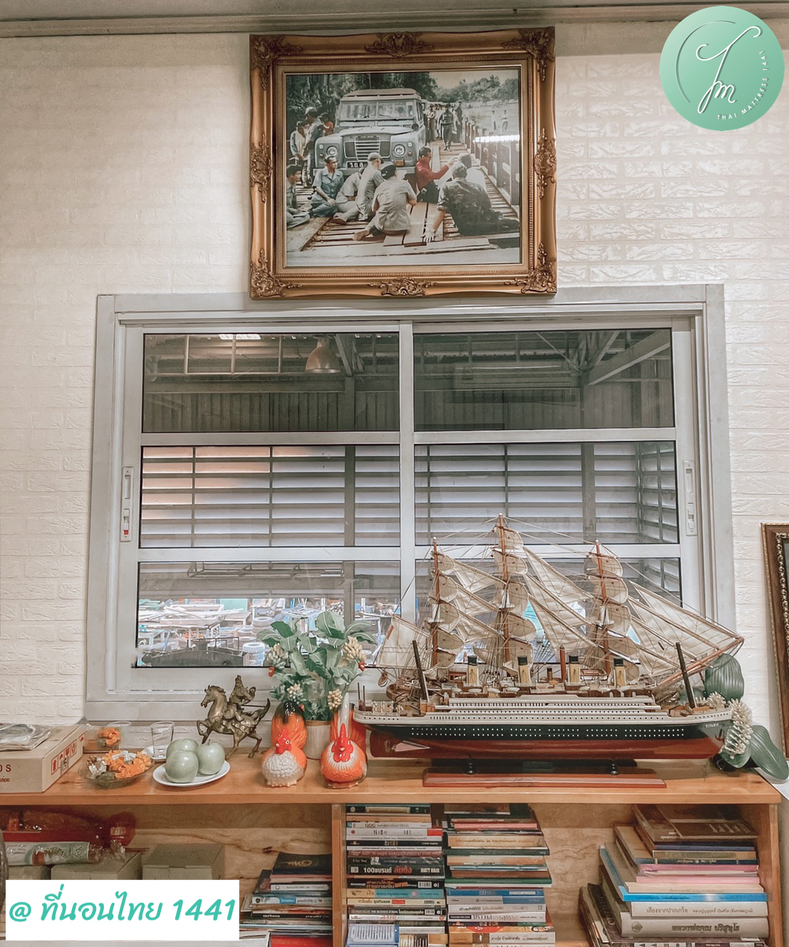 วอลเปเปอร์โฟม "ชนิดม้วน" ลายอิฐ แบบหนา ม้วนละ 5 ตรม.