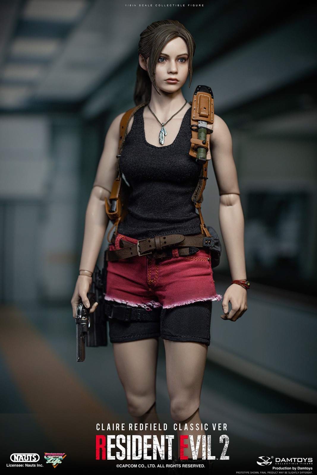 DAMTOYS DMS038 1/6 RESIDENT EVIL 2 - CLAIRE REDFIELD (CLASSIC VER)