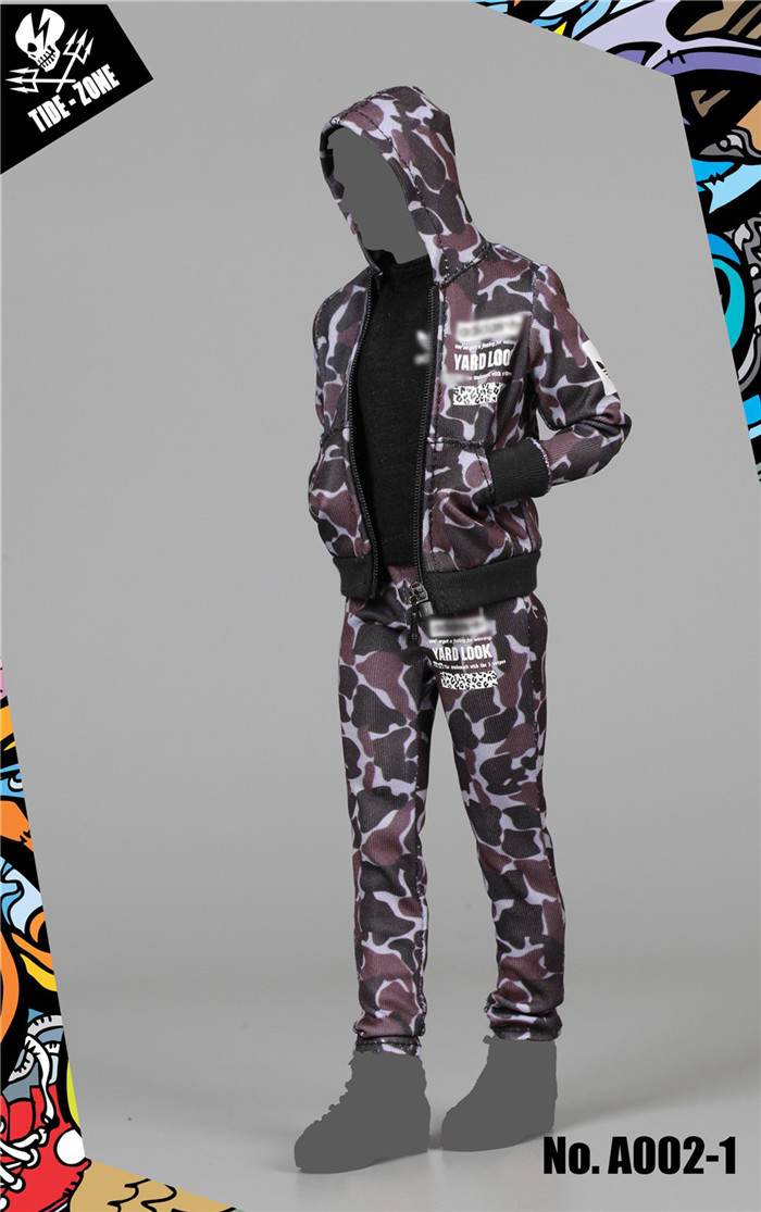 TIDE-ZONE A002 Sports Camouflage Outfits