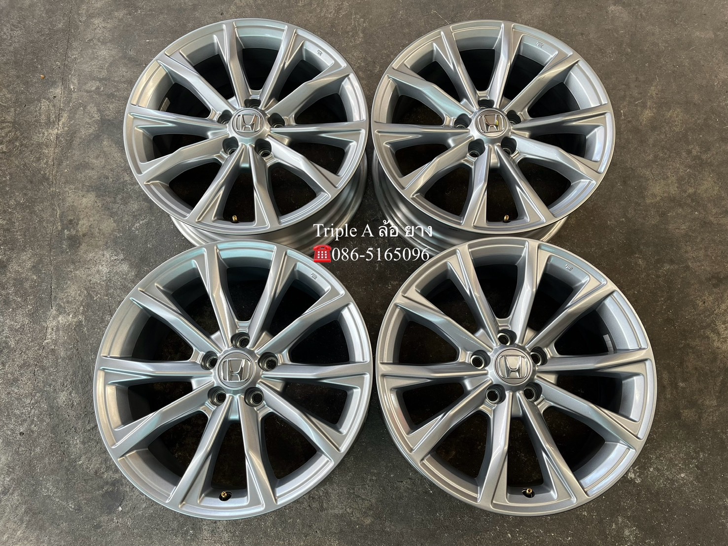 ✨ล้อแม็กป้ายแดง 5รู114✨Honda CRV G6 รุ่นใหม่ล่าสุด ขอบ 18💖สวยกริ๊บ💖