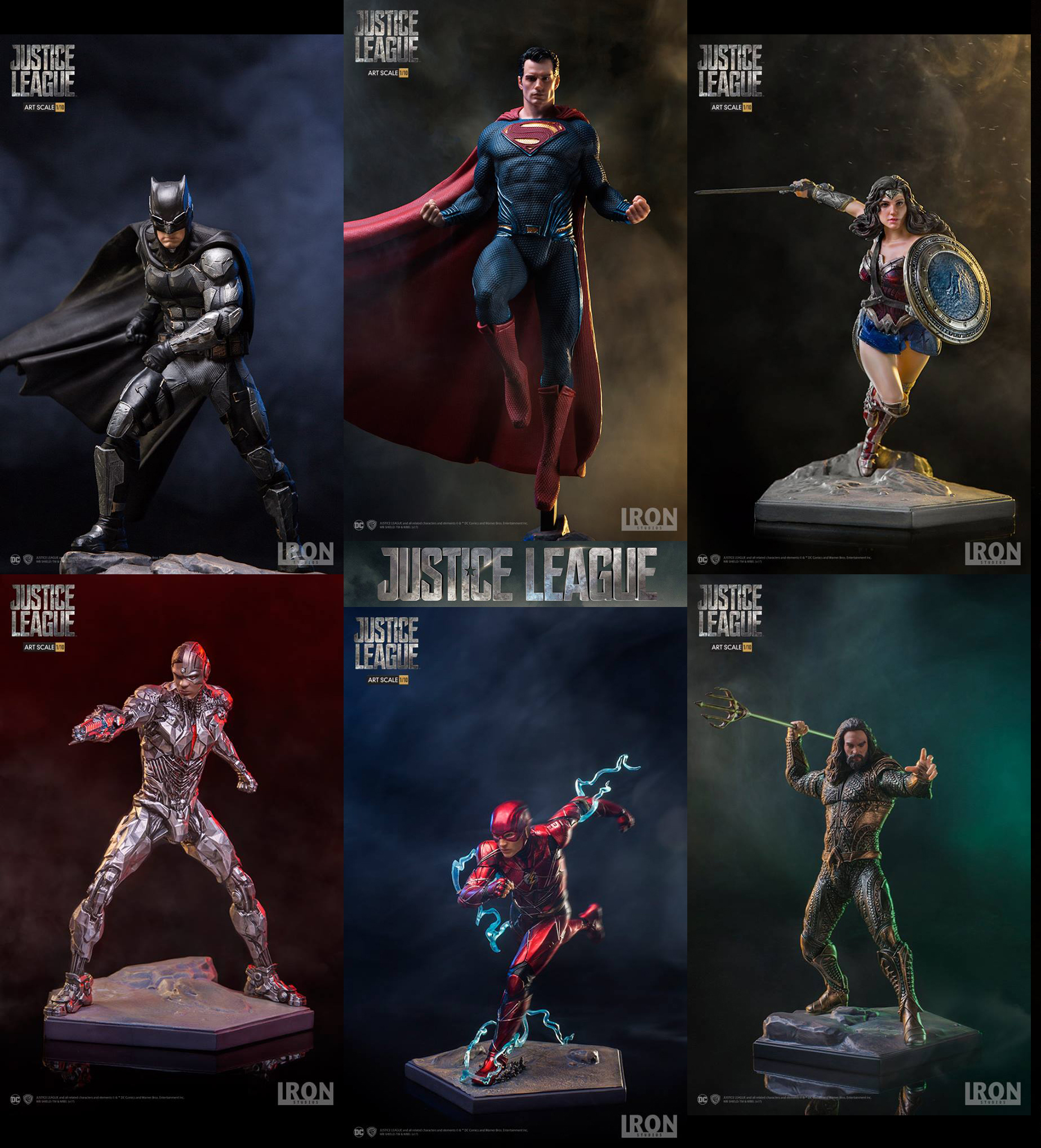 Iron Studios 110 Justice League Set 6
