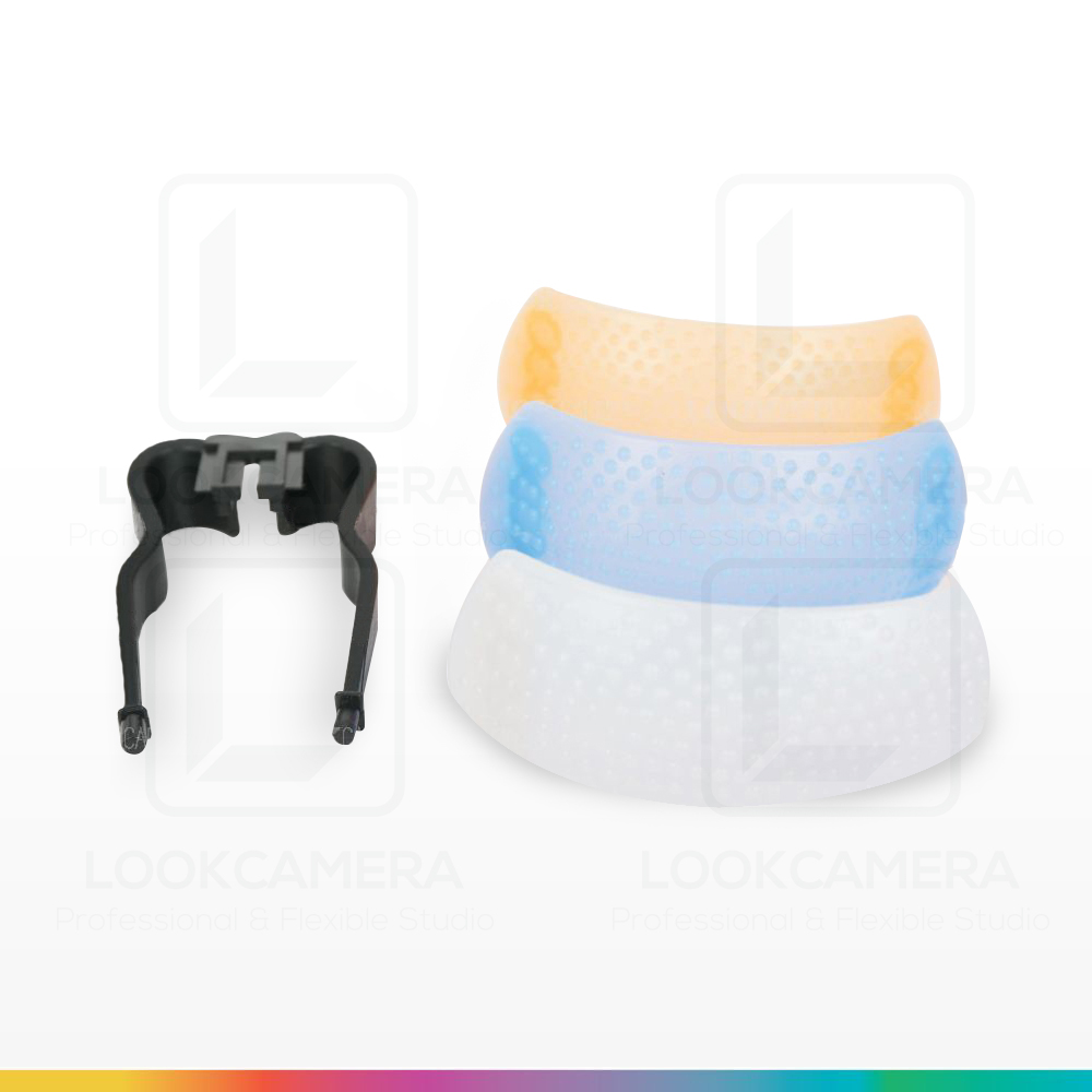 3 Color Pop-up Flash Diffuser อุปกรณ์ช่วยกระจายแสงแฟลชหัวกล้อง