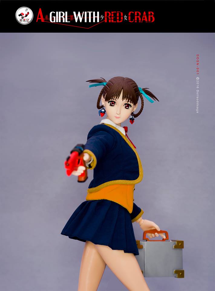 Dollsoddsaga DOSN-001 A-Girl with Red Crab