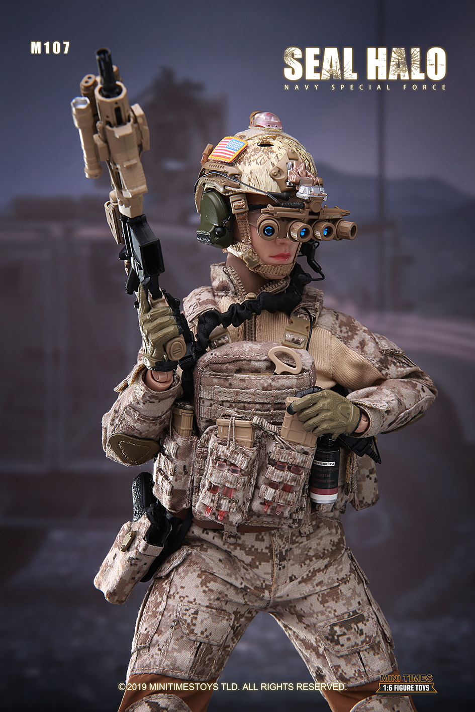 MINI TIMES MT-M017 1/6 NAVY SPECIAL FORCE SEAL HALO
