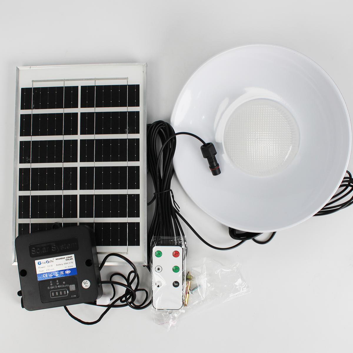 ชุดโคมไฮเบย์ SOLAR SYSTEM 30w แสงขาว