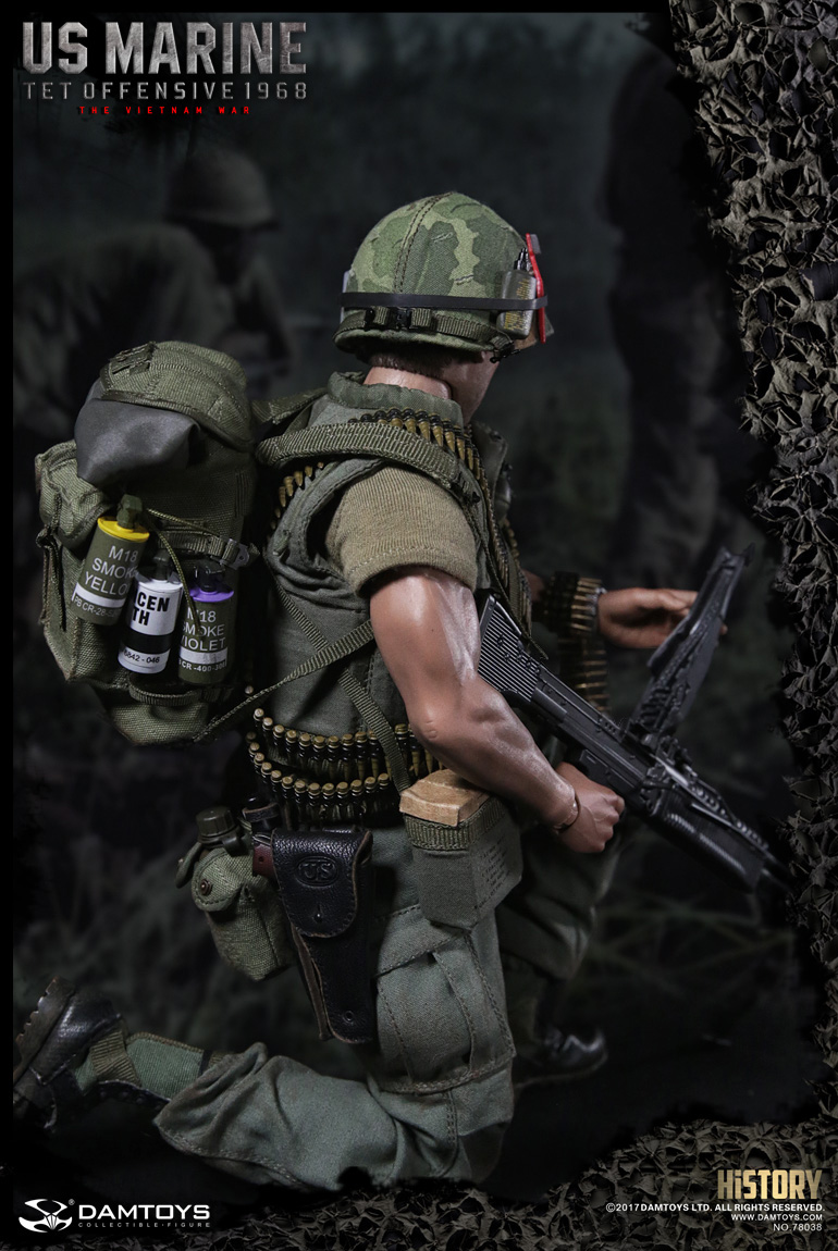 DAMTOYS 78038 HISTORY SERIES 16 U.S.MARINE (TET OFFENSIVE,1968) - VIETNAM WAR