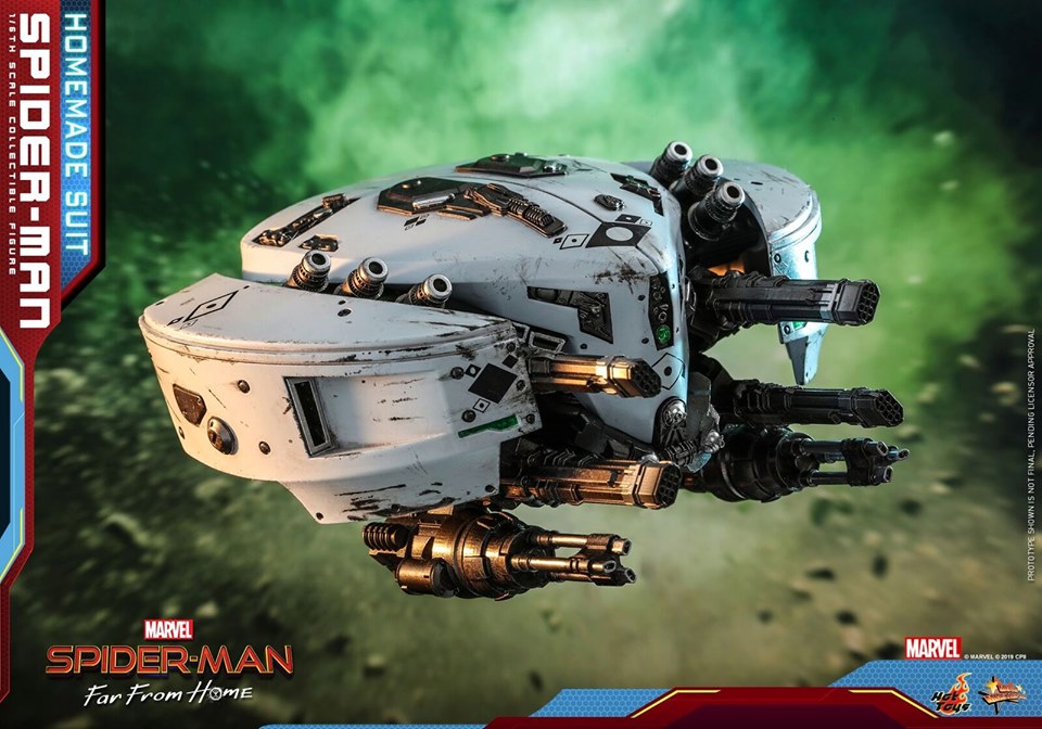 Hot Toys MMS552 SPIDER-MAN: FAR FROM HOME - SPIDER-MAN (HOMEMADE SUIT VERSION)