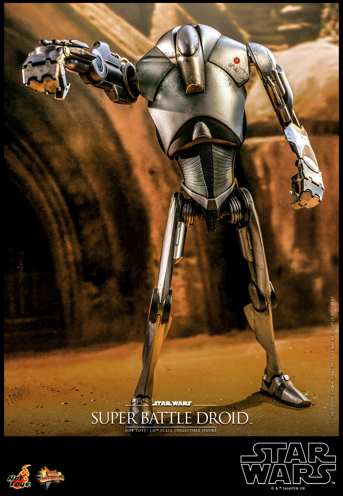 Hot Toys MMS682 1/6 Star Wars: Attack of the Clones™ - Super Battle Droid™