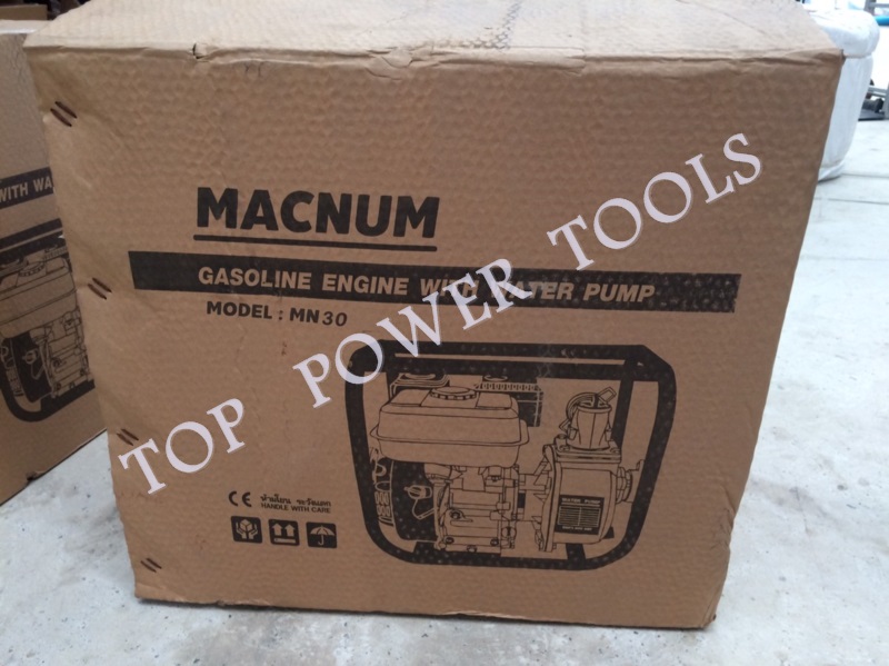 ปั๊มน้ำ 3"+เครื่องยนต์เบนซิน 6.5HP MN-30 MACNUM