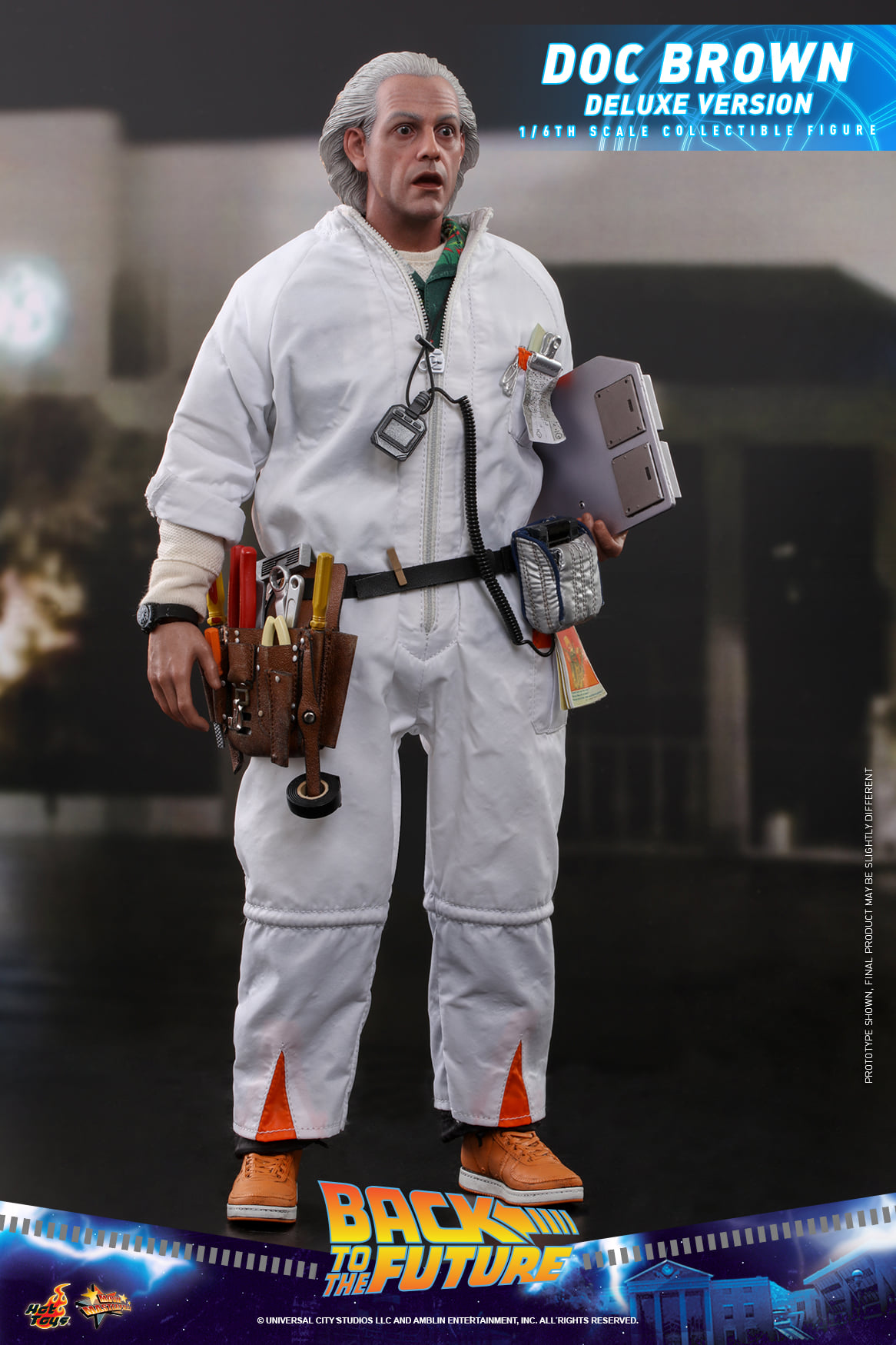 Hot Toys MMS610 1/6 Back to the Future - Doc Brown (Deluxe Version)