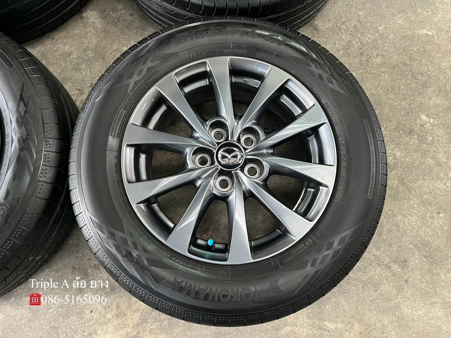✨ล้อแม็ก 5รู114✨Mazda CX-30 รุ่นใหม่ล่าสุด ขอบ 16 พร้อมยาง 215-65-16 Yokohama💥ปี 22💥