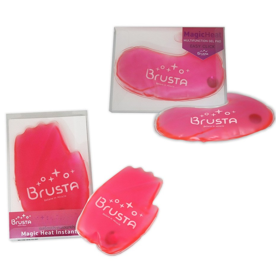 BRUSTA (บรุสต้า) Magic Heat เจลประคบเอนกประสงค์ ร้อน – เย็น