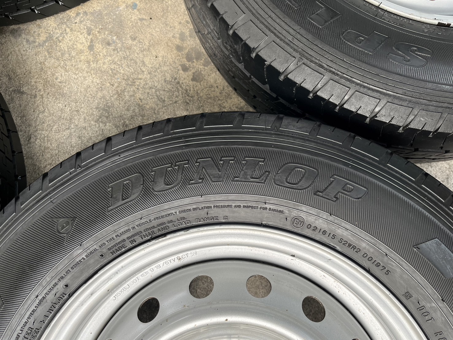 ✨ล้อกระทะพร้อมยาง✨6รู139✨ISUZU ขอบ 15