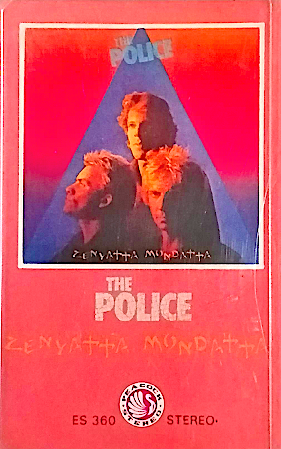 The Police Zenyatta Mondatta Album Peacock used casette