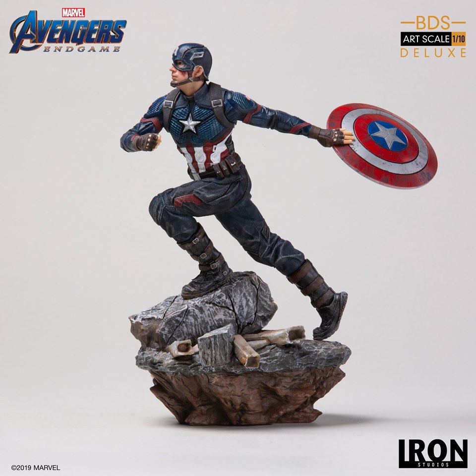Iron Studios BDS Deluxe Art Scale 1/10 Avengers: Endgame - Captain America