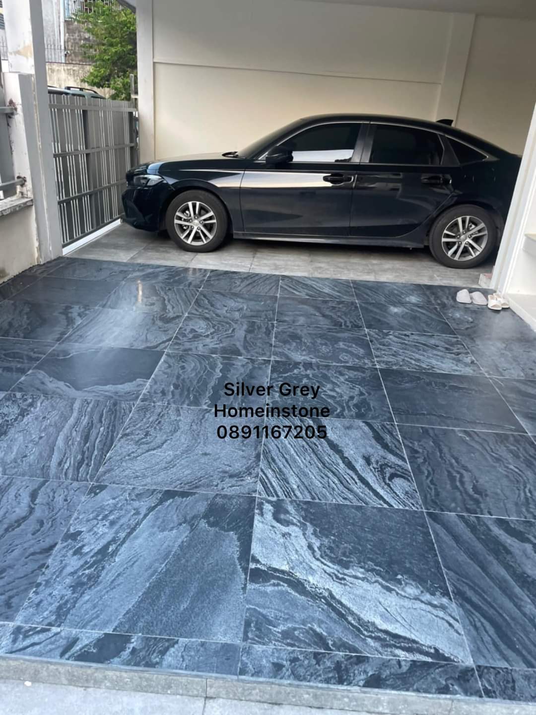 Silver Grey หินธรรมชาติสำหรับปูสระว่ายน้ำ พื้น/ผนัง ห้องน้ำ ทางเดิน