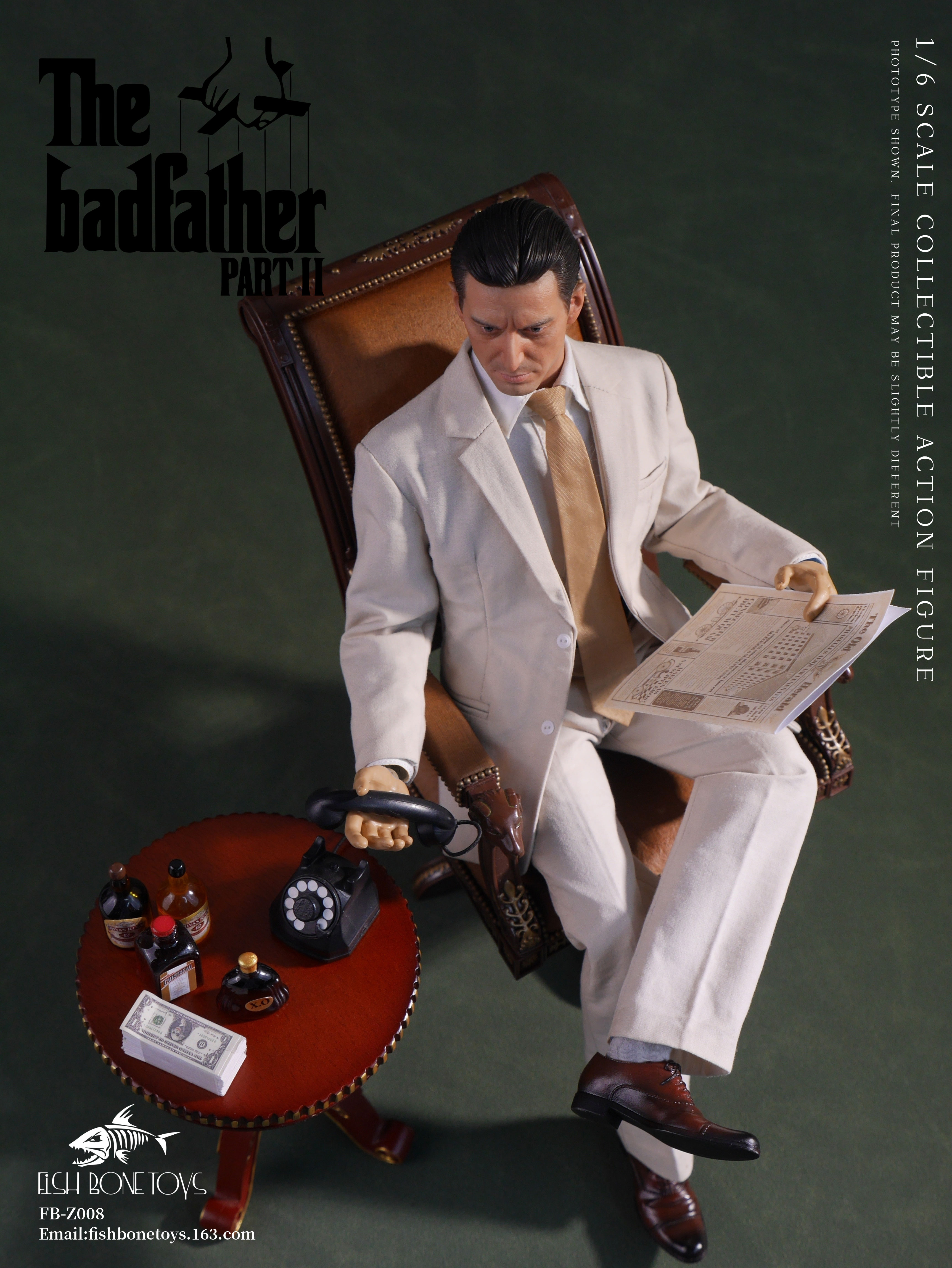 FISH BONETOYS FB-Z008 1/6 Godfather II Mike