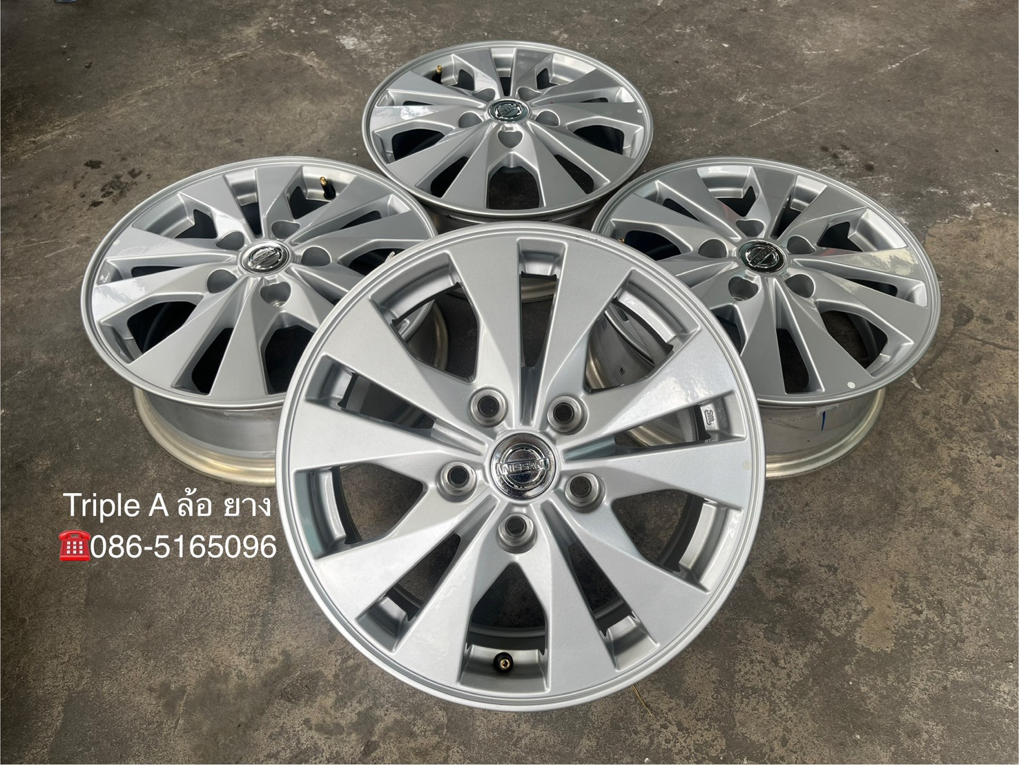 ✨ล้อแม็กป้ายแดง✨5รู114 Nissan Serena รุ่นใหม่ล่าสุด ขอบ 15💖สวยกริ๊บ💖