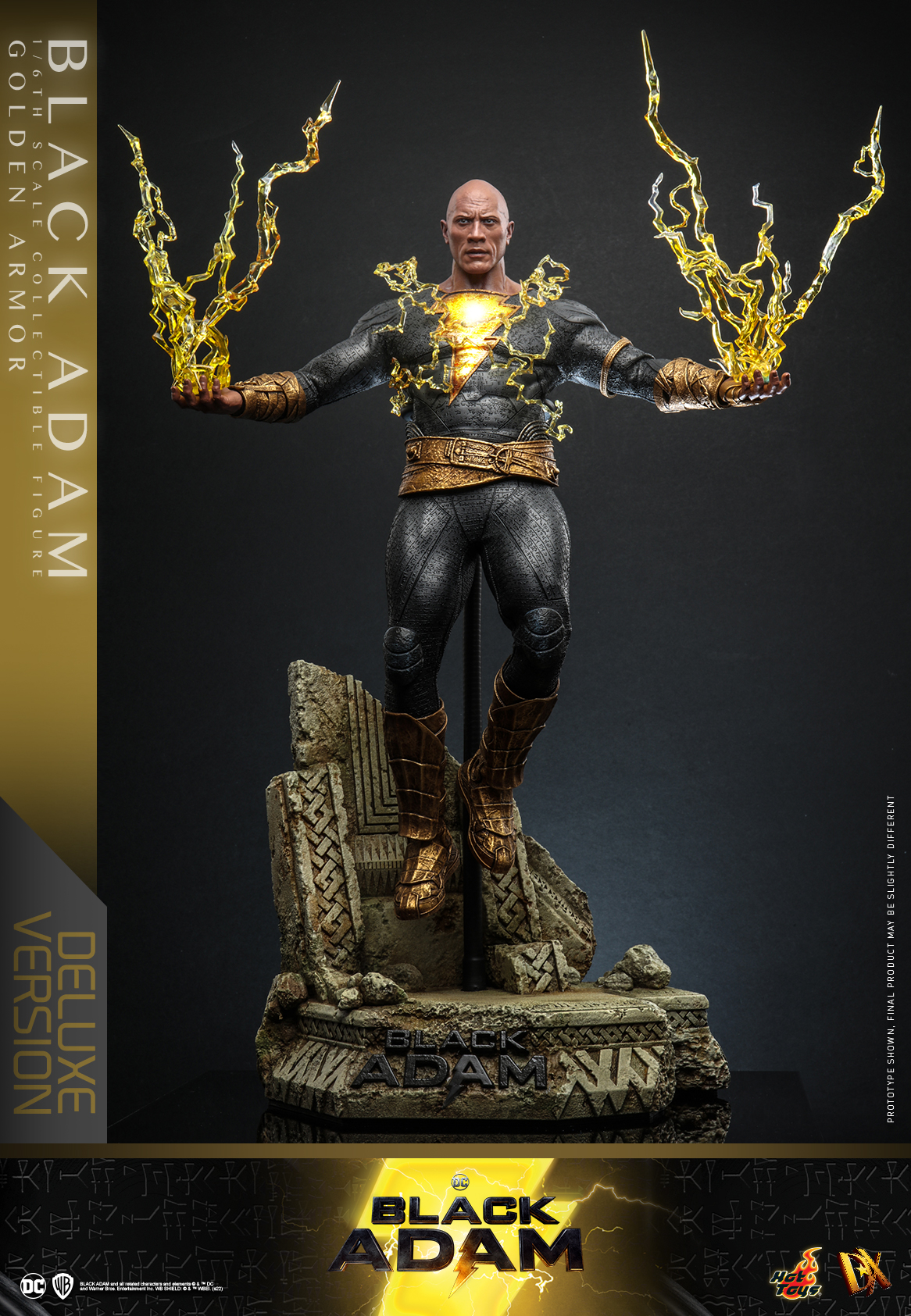 Hot Toys DX31 1/6 Black Adam - Black Adam [Golden Armor] (Deluxe Version)