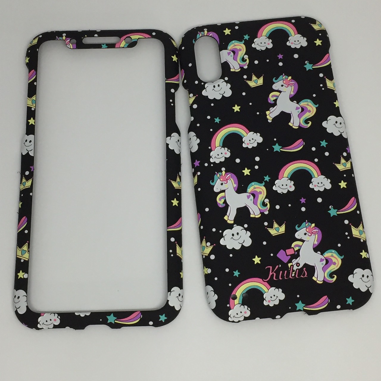 เคสคูทิส (Kutis) ไอโฟนX,XS(ลายม้าโพนี่สีดำ)